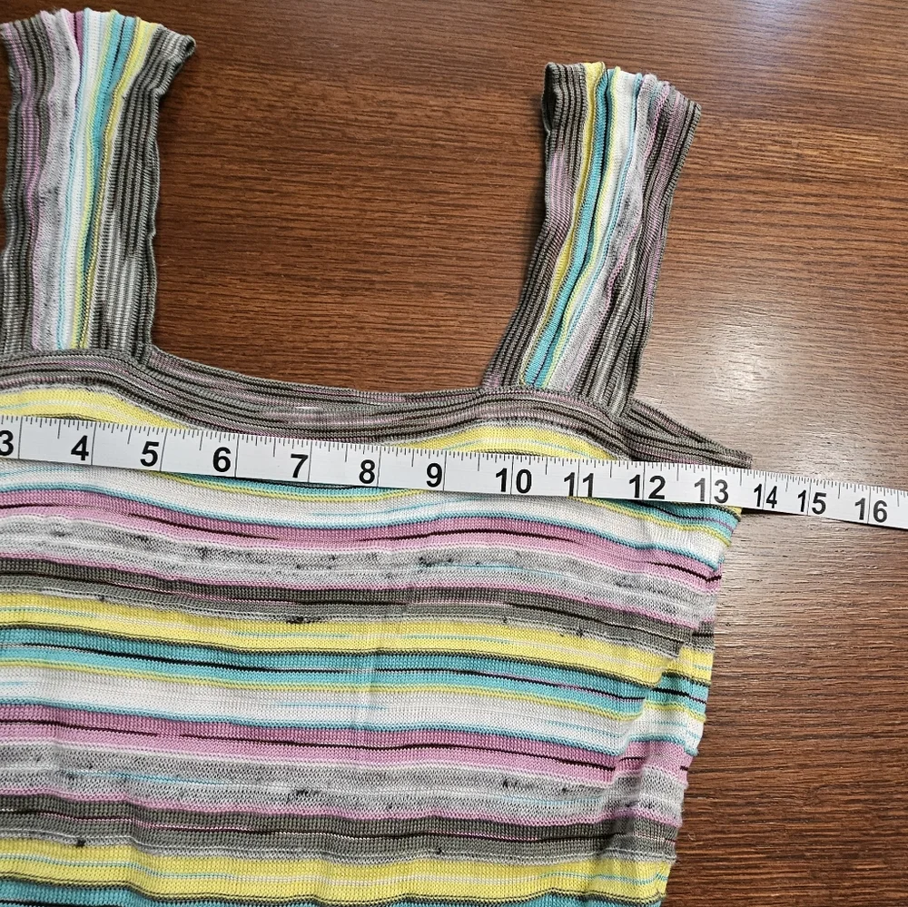 M By Missoni Y2K Sundress Multicolor Knit Size 4 - Picture 12 of 13